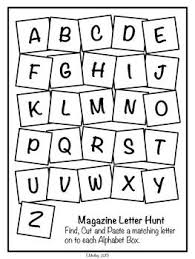 Magazine Letter Hunt Worksheets Literacy Center Preschool Letters Alphabet Preschool Teaching Literacy
