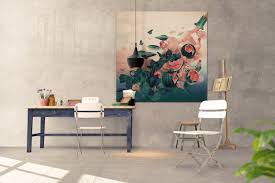 15 Artistic Painting Presentation Psd Mockup Templates In 2020 Wall Canvas Painting Art Wall Interior Work