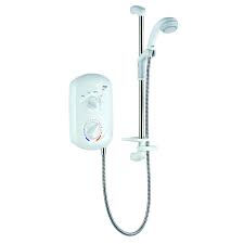 Mira Zest White Chrome 8 5kw Mira 1539 201 National Shower Spares