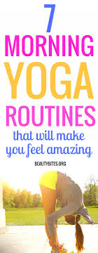 The movements and stretches in this class are sequenced in a vinyasa flow style ending in a more passive style stretching which will help to release tension, calm the mind and improve focus. These 10 Minute Morning Yoga Videos Will Help You Get Out Of Bed Every Day Of The Week Beauty Bites