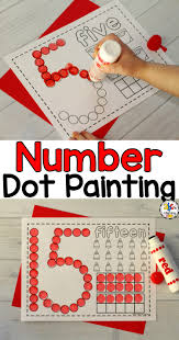 Number Dot Painting Worksheets Bingo Dauber Activity Dauber Activities Bingo Dauber Activities Numbers Preschool