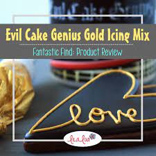Fantastic Find Evil Cake Genius Gold Icing Mix Review