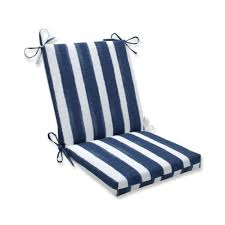 Get 5% in rewards with club o! 36 5 Navy Blue And White Striped Outdoor Patio Squared Corners Chair Cushion Walmart Com Walmart Com