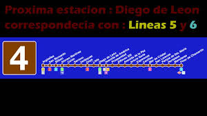 Tiene veintitrés estaciones y 24,7 kilómetros construidos. Metro De Madrid Megafonia Linea 4 Youtube