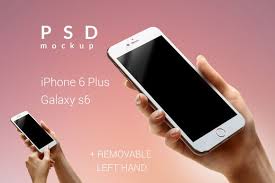 Iphone In Hand Mockup Multi Device 6 Iphone Iphone Mockup Mockup Psd