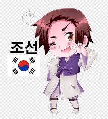 Character coasters are not only great fro fans of the anime and a fun conversation starter with friends, theyre useful too! Flag Of South Korea Anime Chibi Korean A 2336228 Png Images Pngio