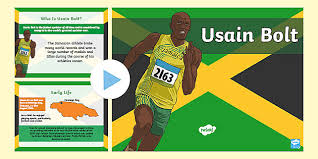 Erst 2020 sind usain bolt und seine lebensgefährtin kasi bennett zum ersten mal eltern geworden. Usain Bolt Powerpoint Ks2