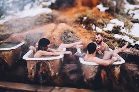 However, given its size and weight, you can't just place the tub anywhere in your yard. 27 Outdoor Hot Springs Tubs Pools To Warm Up Your Winter Travels