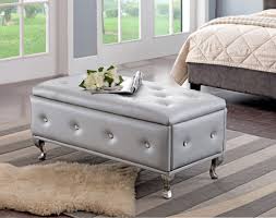 Upholstered in your choice of patterned fabric, its seat gives you an opportunity to show off your unique style and match (or mix) with your existing color palette. Storage Bench Upholstered Storage Ottoman Bench