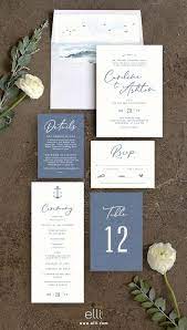 Coastal Love Wedding Invitation Suite Perfect For A Beach Ocean Or Destin Beach Theme Wedding Invitations Nautical Wedding Invitations Nautical Wedding Theme