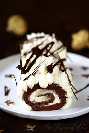 Buche Roulee Au Chocolat Noir Et Blanc Un Dejeuner De Soleil Recette Roule Au Chocolat Gateau Roule Chocolat Chocolat