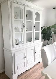 China Cabinet White Farmhouse Dining Room Updates Dining Room Cabinet China Cabinet