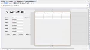 Langsung saja silahkan anda download source code aplikasi surat masuk / keluar menggunakan codeigniter ini melalui tombol download di bawah. Tutorial Membuat Aplikasi Surat Masuk Surat Keluar Menggunakan Java Netbeans Part1 1 6 Youtube
