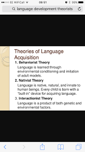 Language Acquisition Stages Theories Language Aquisition Language Acquisition First Language Acquisition