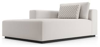 Purchase considerations for custom indoor chaise lounges most often, price (researched by 2% of customers) and arm style (2% of visitors) would likely play the most critical role for your selection process when shopping for custom indoor chaise lounges. Spruce Modular Left Chaise Chalk Fabric Transitional Indoor Chaise Lounge Chairs By Modloft Chaise Lounge Chair Chaise Chaise Lounge