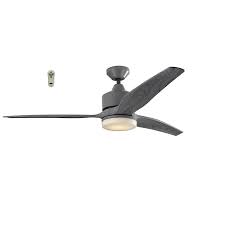 Select the duo in brushed steel housing with walnut blades, satin white housing with satin white blades or graphite housing with timber gray blades. Harbor Breeze Fairwind 60 In Galvanized Led Ceiling Fan With Light Remote Control And Light Kit 3 Blade In The Ceiling Fans Department At Lowes Com