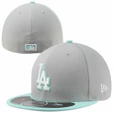 New Era L A Dodgers Diamond Era Pop 59fifty Fitted Hat Gray Teal Dodgers Gear Dodgers New Era