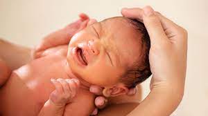 You can use a gentle baby soap while bathing your baby. Bathing A Newborn Raising Children Network
