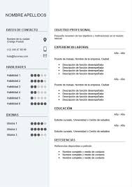 Es decir, en principio, no deberías mandar el mismo curriculum a dos ofertas de empleo aquí te traermos una serie de modelos de curriculum vitae en word listos para completar. Plantilla De Curriculum Vitae Basico