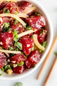 Shoyu Ahi Poke Hawaiian Ahi Poke Bowl Recipe A Beautiful Plate Recipe Tuna Poke Bowl Recipe Poke Bowl Recipe Ahi Poke