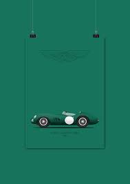 Aston Martin Dbr1 1959 Davidbrown Macaffinity Vector Svg Poster Movie Posters Aston