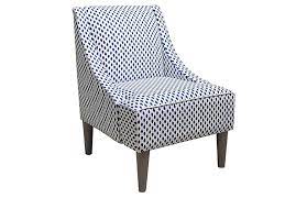 quinn swoop arm chair navy dots now 268 00 was 335 00 traditional accent chair blue chair armchair