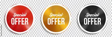 Poster Special offer circle banners on ...