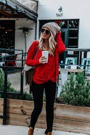 Weekend Deals Red And Black Outfits Christmas Outfits Women Comfy Outfits Winter