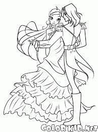 Browse all nickelodeon tv shows. Coloring Page Bloom And Sky Dance