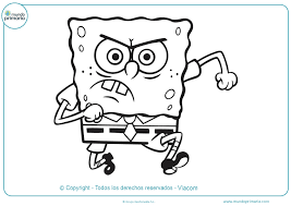 Dibujos Para Colorear Bob Esponja