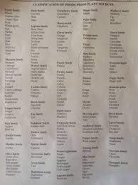 infantreflux org food allergy classification of foods