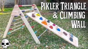How To Make A Kids Wooden Climber Pikler Triangle The Pikler Triangle Is A Climbing Frame For Kids That Was Kids Climbing Frame Pikler Triangle Diy For Kids