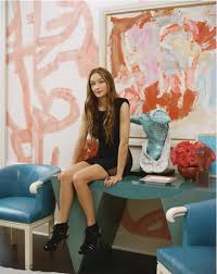 Hand Painted Abstract Walls Emily A Clark Kelly Wearstler Interiors Famous Interior Designers Kelly Wearstler