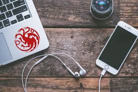 House Targaryen Dragon Crest Vinyl Decal Fantasy Decal Etsy Bahasa Inggris Komunikasi Fotografi