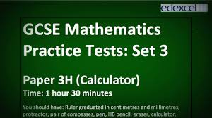 Edexcel New Maths Gcse 9 1 Practice Set 3 Paper 3h Youtube