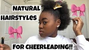 Spirit accessories has what you need from bows to cosmetic bags, too!. Natural Hairstyles For Cheerleading Youtube