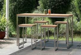 Oko High Stool Bistro Table Outdoor Outdoor Bar Height Table Outdoor Bar Table