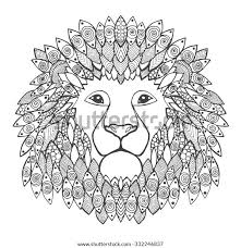 Which child does not dream of one day experiencing a safari in africa? Lion Head Lion Coloring Pages For Adults But It Doesn 039 T Mean That Children Don 039 T Love And Are Afraid Of This Animal