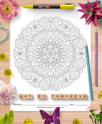 Grab these easy mandala coloring pages today and enjoy a few minutes of. Detailed Mandala Coloring Pages By Thaneeya Mcardle Set Of 10 Printable Mandalas To Color Thaneeya Com