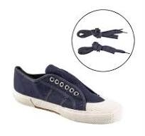 NAVY DECK CANVAS SHOES - DARK BLUE - ITALIAN MILITARY SURPLUS - LIKE NEW