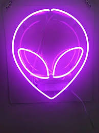 Amazon Com Neon Signs Purple Wallpaper Iphone Dark Purple Aesthetic Purple Wall Art