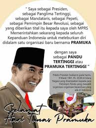 Organisasi apa yang menjadi latar belakang gerakan pramuka?. Kwarcabagam Selamat Hari Tunas Gerakan Pramuka 9 Maret 2020