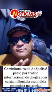 ⚠️CAMINHONEIRO DE ANÁPOLIS É PRESO POR TRÁFICO INTERNACIONAL DE DROGAS COM  CARGA MILIONÁRIA ESCONDIDA EM MEIO A MELANCIAS, O caminhoneiro anapolino  Dereck Oliveira Abreu, de 37 anos, foi preso por ...