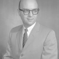 Portrait of Erwin L. Hahn, taken June 28, 1966. Morgue 1966-79 (P-1)  [Photographer: Donald Cooksey]