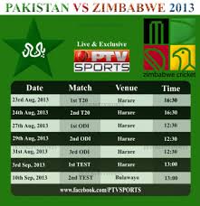Pak vs zim live score. Pakistan Vs Zimbabwe Cricket Series Schedule Match Timings Paki Mag