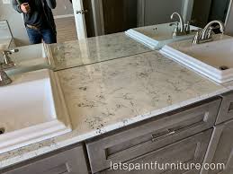 Can you paint countertops to look like marble. How To Faux Marble A Countertop With Epoxy Let S Paint Furniture