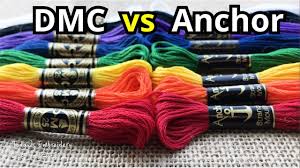 dmc vs anchor floss embroidery thread color conversion chart what should you buy