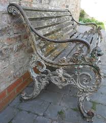 Griffin Bench By Andrew Mclaren Wrought Iron Patio Furniture Iron Patio Furniture Cast Iron Garden Furniture