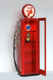 Red Gas Pump Display Shelf Gas Pumps Display Shelves Vintage Gas Pumps