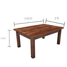 Even if the coffee table height is right for your space, it may still seem unwieldy when placed too close or far from the sofa. Brown Sheesham Wood Rectangle Center Coffee Table Size 2x2 92 Feet Id 22003893730